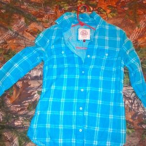 Plaid shirts size small womens